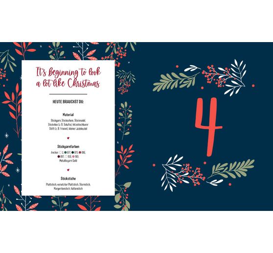 Book "Mein Adventskalender-Buch - Stickzauber"