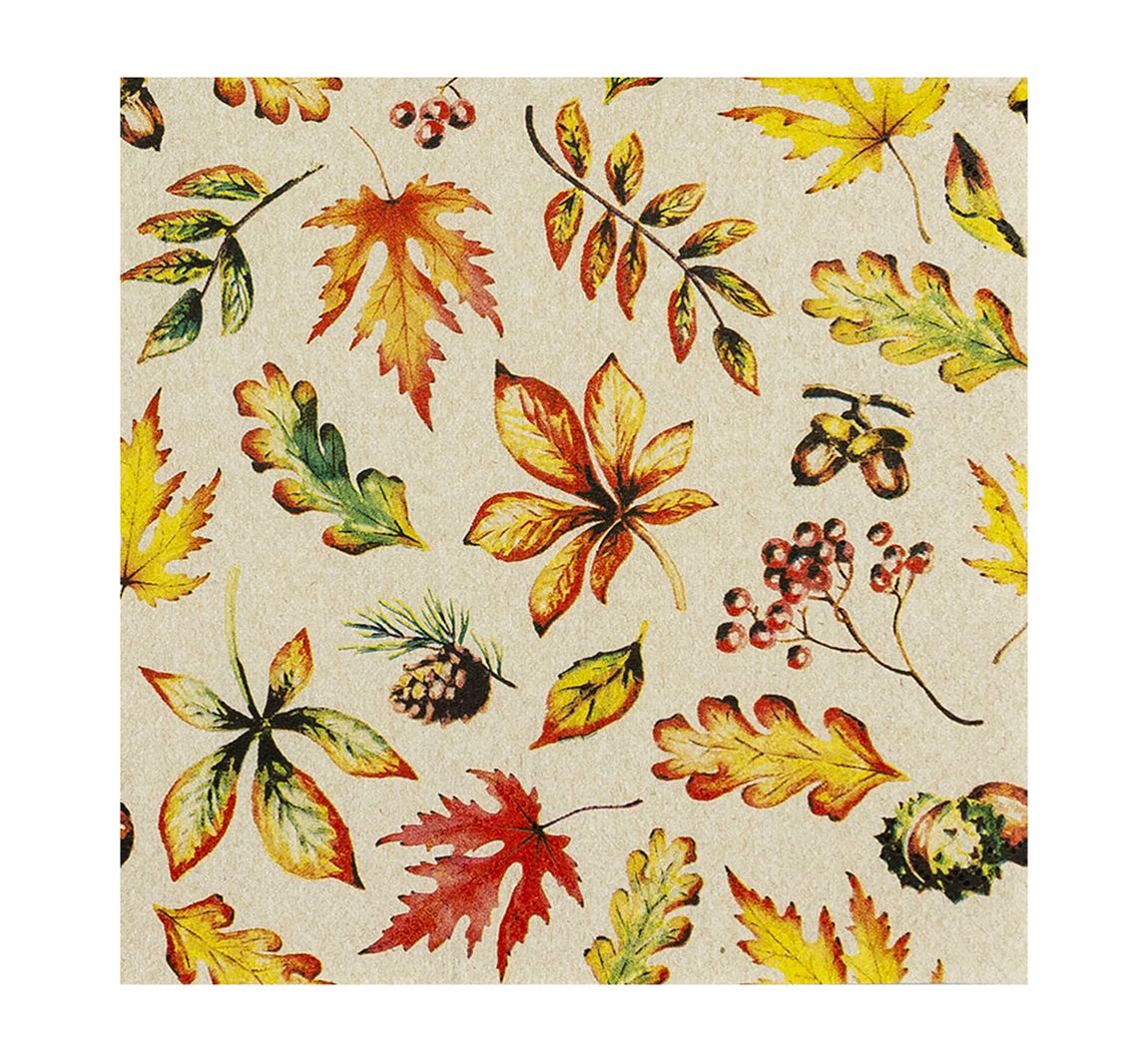 Serviette "Blätter Natur"