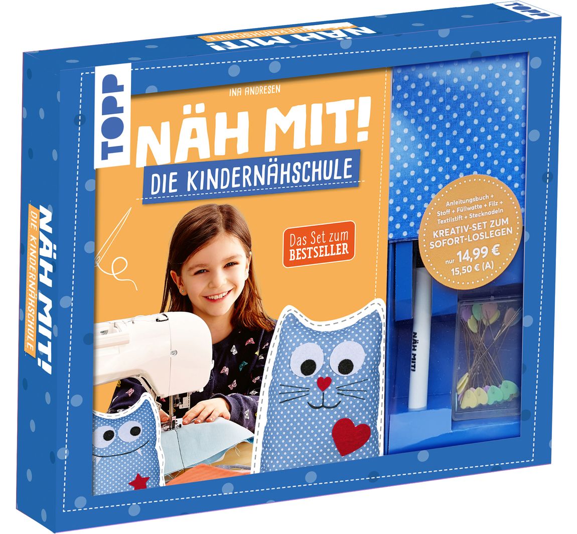 Kreativ-Set "Näh mit! Die Kindernähschule"