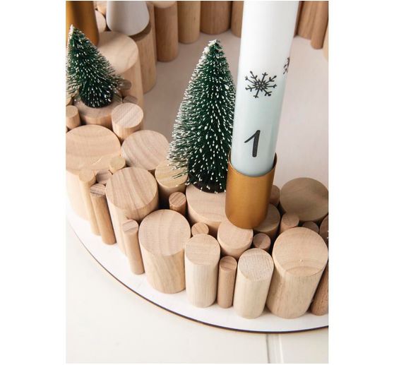 Bastelpackung Holz "Rundstäbe"