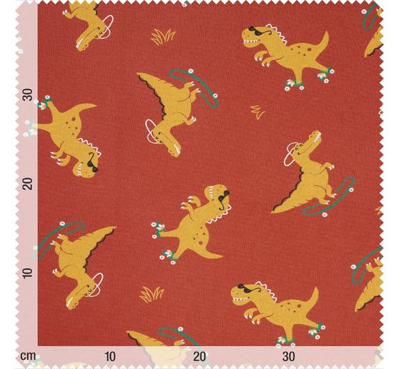 Sweat-Stoff "Dinos and Crocodile"