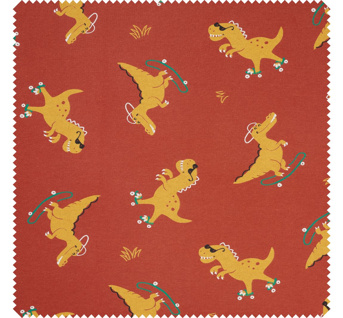 Sweat-Stoff "Dinos and Crocodile"