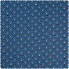 Baumwoll-Stoff "Fächer Indigo" Acryl beschichtet