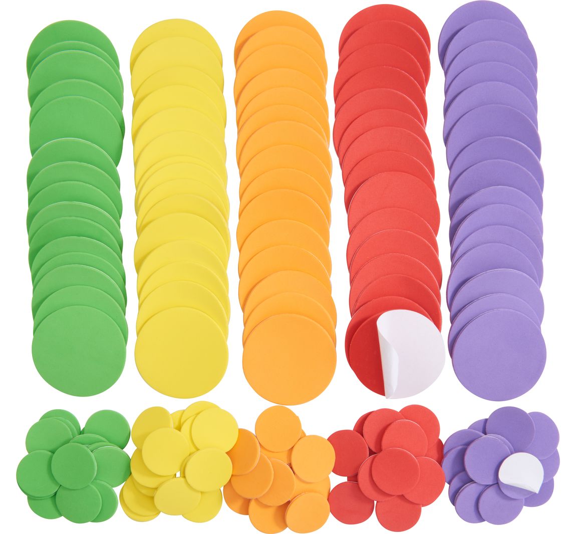 VBS Moosgummischeiben "Bunt"