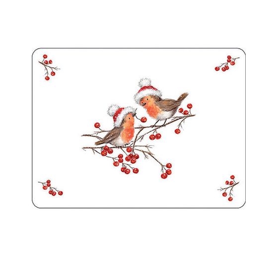 Napkin "Christmas Robins"