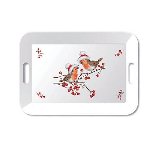 Napkin "Christmas Robins"