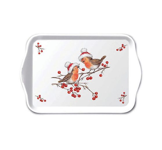 Napkin "Christmas Robins"