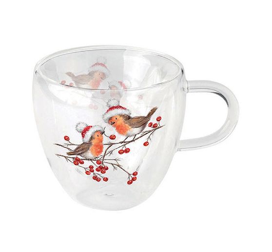 Napkin "Christmas Robins"
