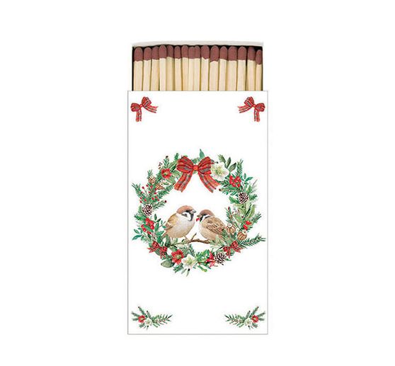 Napkin "Sparrows in a wreath"