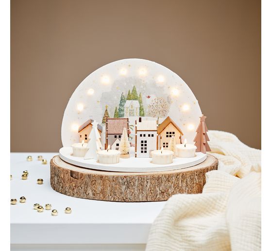 Konstsmide LED Mini Lichterkette mit Schalter, 10 warmweiße Dioden