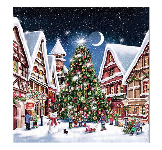 Serviette "Christmas Market"