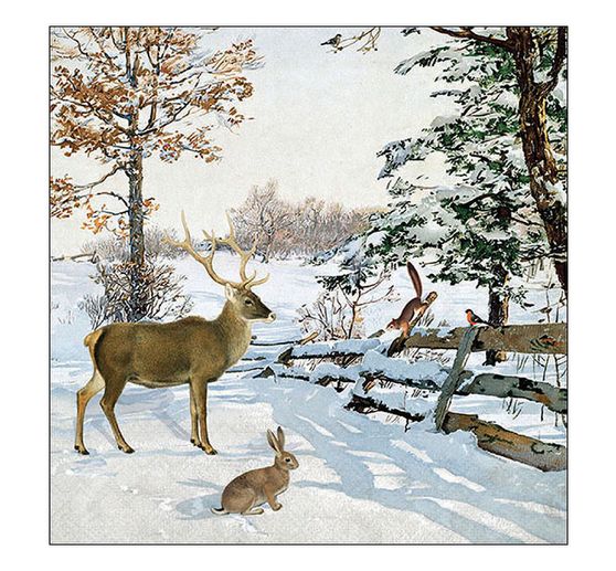 Serviette "Winter Talk"