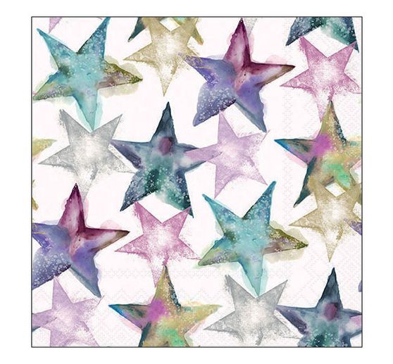 Serviette "Watercolor Stars"