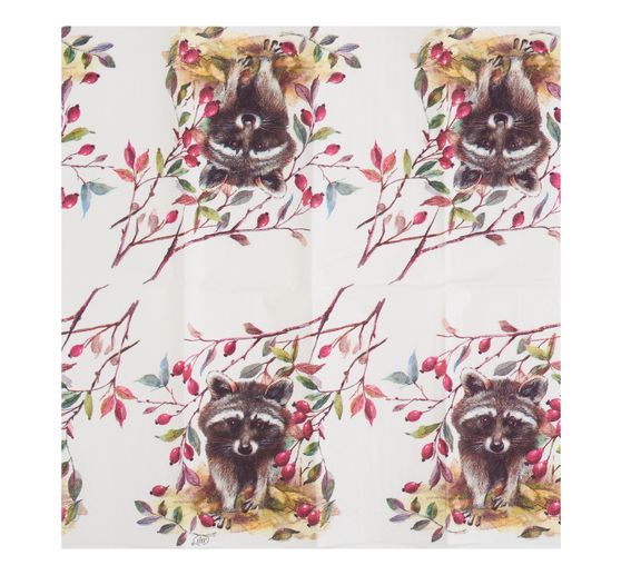 Paper handkerchiefs "Raccoon"
