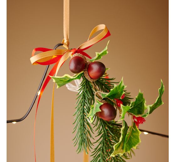 Ilexzweig mit Beeren, 33 cm