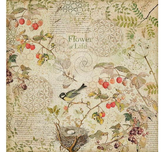 Maxi Scrapbook block "Forest"