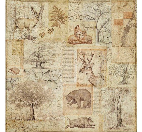 Maxi Scrapbook block "Forest"