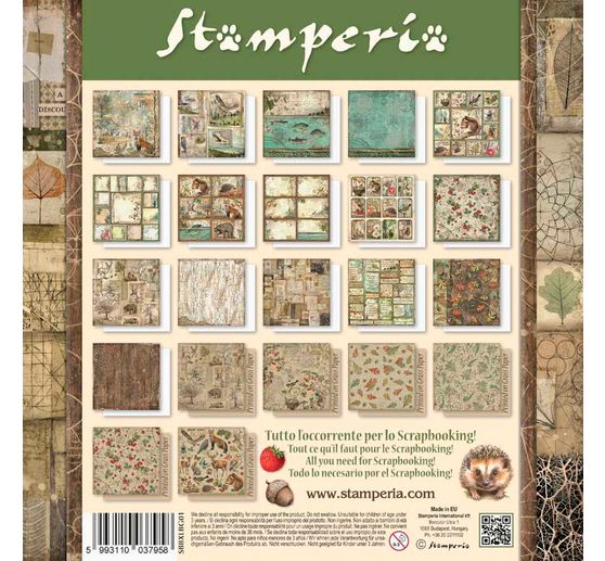 Maxi Scrapbook block "Forest"