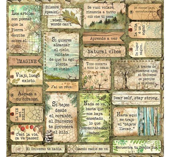 Maxi Scrapbook block "Forest"