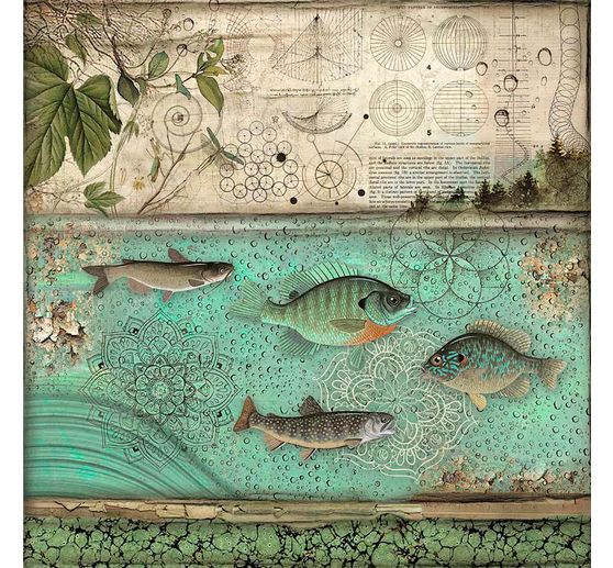 Maxi Scrapbook block "Forest"