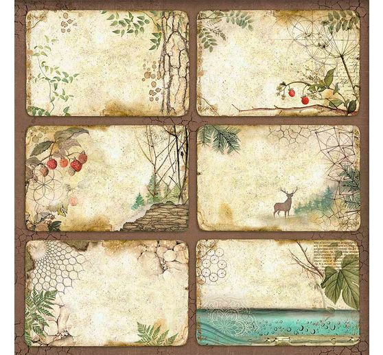 Maxi Scrapbook block "Forest"