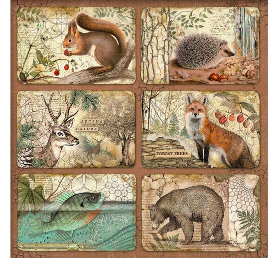 Maxi Scrapbook block "Forest"