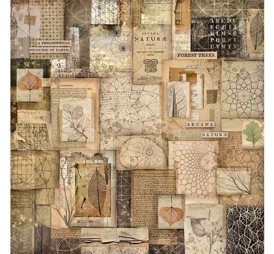 Maxi Scrapbook block "Forest"