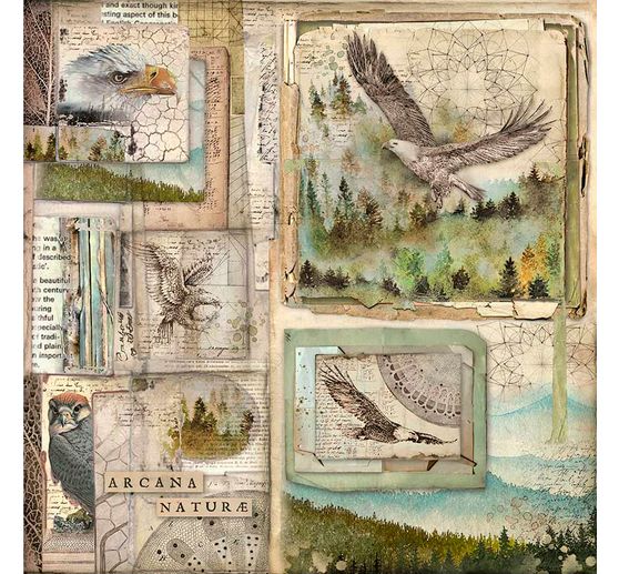 Maxi Scrapbook block "Forest"