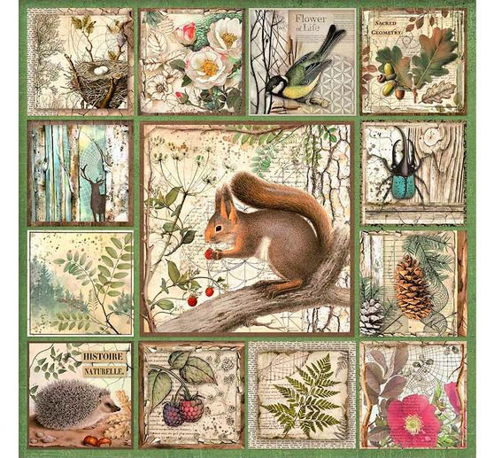Maxi Scrapbook block "Forest"
