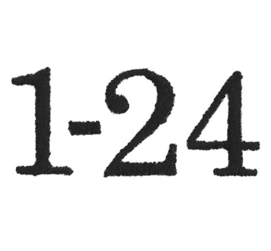 Rico Design Stick & Stitch pack "Advent numbers"