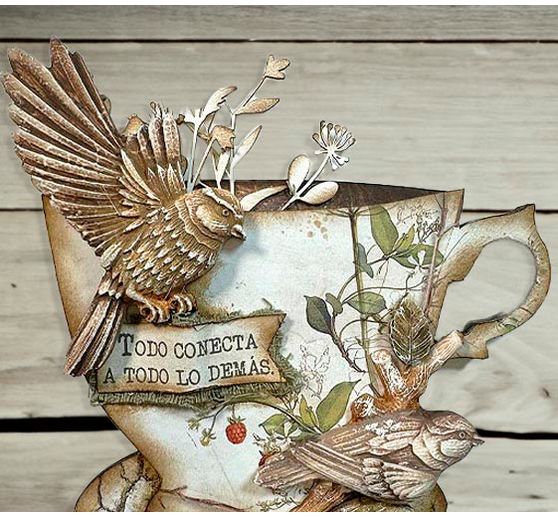 Decorative elements "Forest - Flowers"