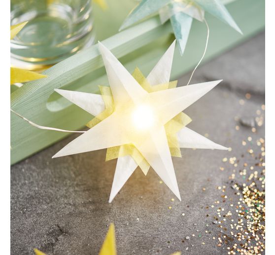 VBS Micro-LED-Lichterkette, mit Timer, 10 LEDs