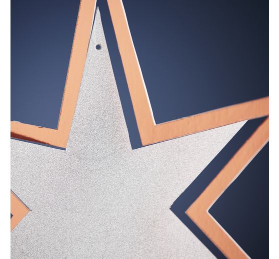 Metallic- und Glitzerpapier-Mix, A4, 32 Blatt