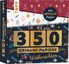 350 Origami-Papiere "Weihnachten"
