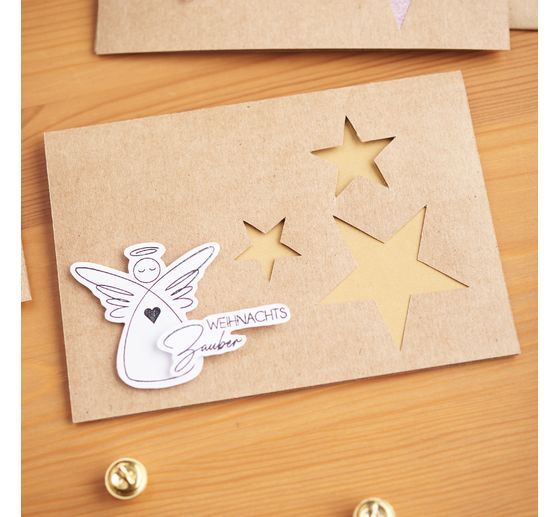 Metallic- und Glitzerpapier-Mix, A4, 32 Blatt