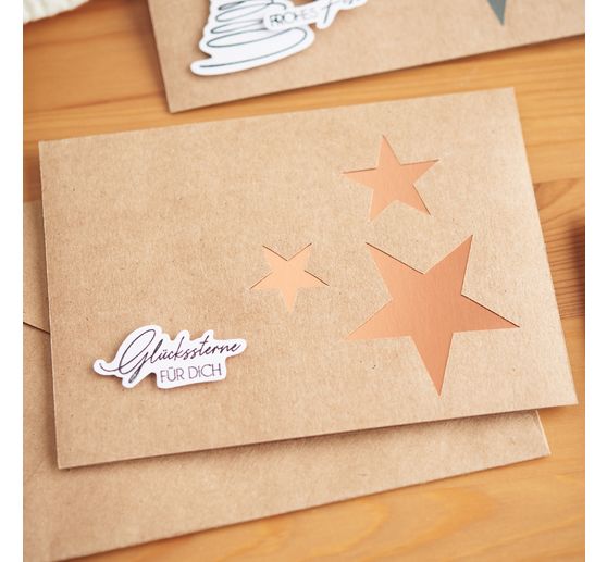 Metallic- und Glitzerpapier-Mix, A4, 32 Blatt