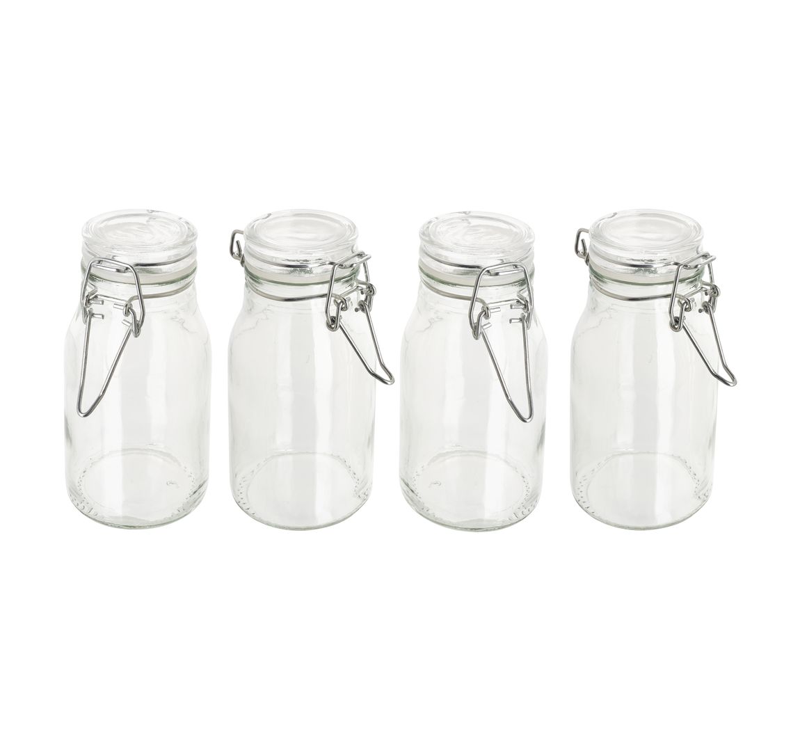 VBS Vorratsglas mit Bügelverschluss, 170 ml