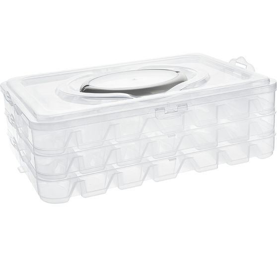 VBS Stacking boxes with 3 x 21 compartments