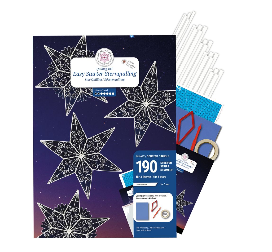 Easy Starter Quilling-Set "Stars"