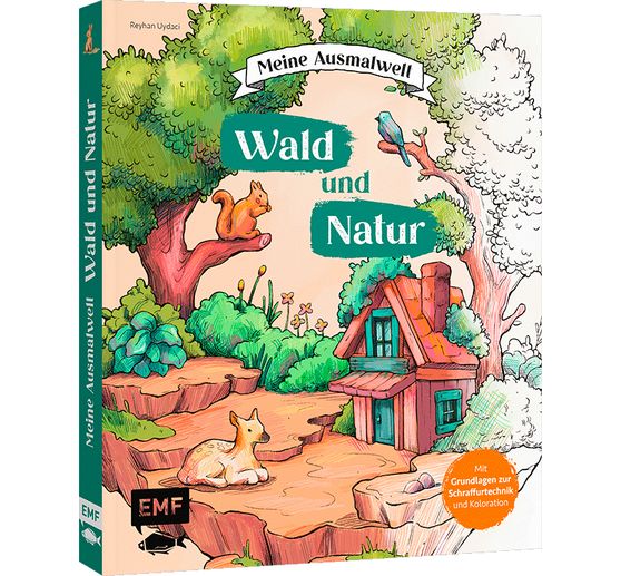 Book "Meine Ausmalwelt: Wald und Natur"