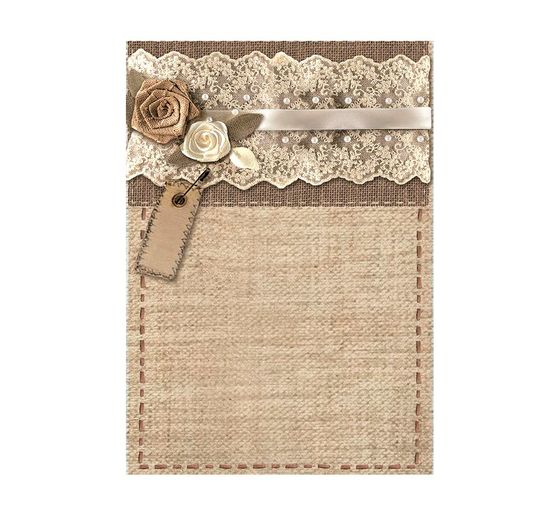 Motif straw silk backgrounds "Old Lace"