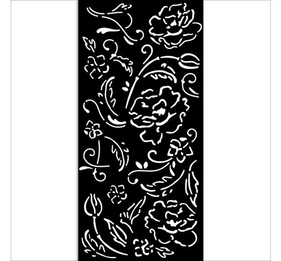 Stencil "Old Lace - Flowers"