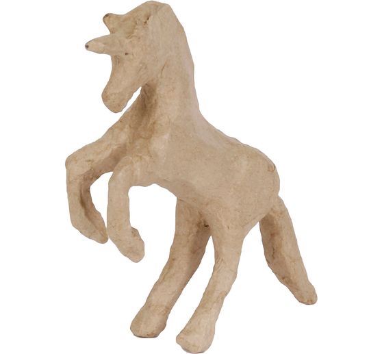 Unicorn, paper mâché