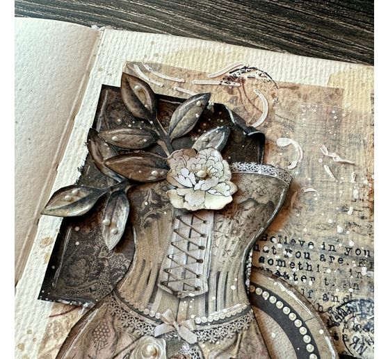 Stencil "Old Lace - Flowers"
