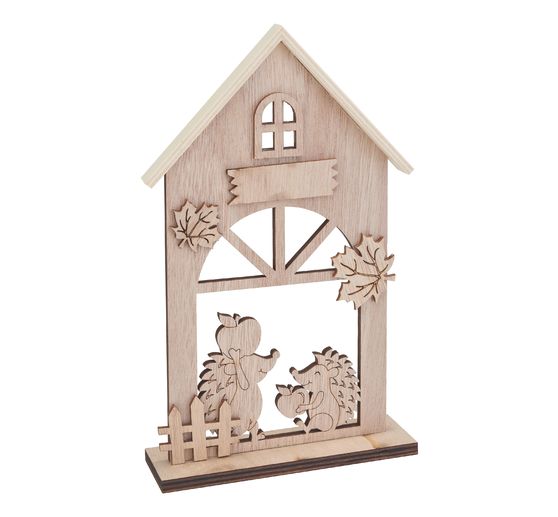 VBS Holz-Steckmotiv "Igelhaus"