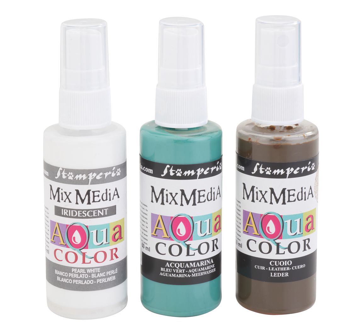 Stamperia Aquacolor "Create Happiness", 3er-Set