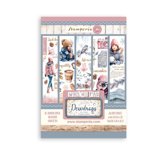 Washi Pad "Dewdrops"