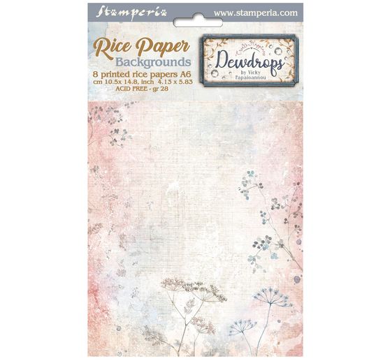 Motif straw silk backgrounds "Dewdrops"