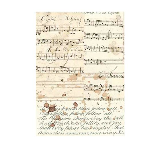 Motif straw silk backgrounds "Music"