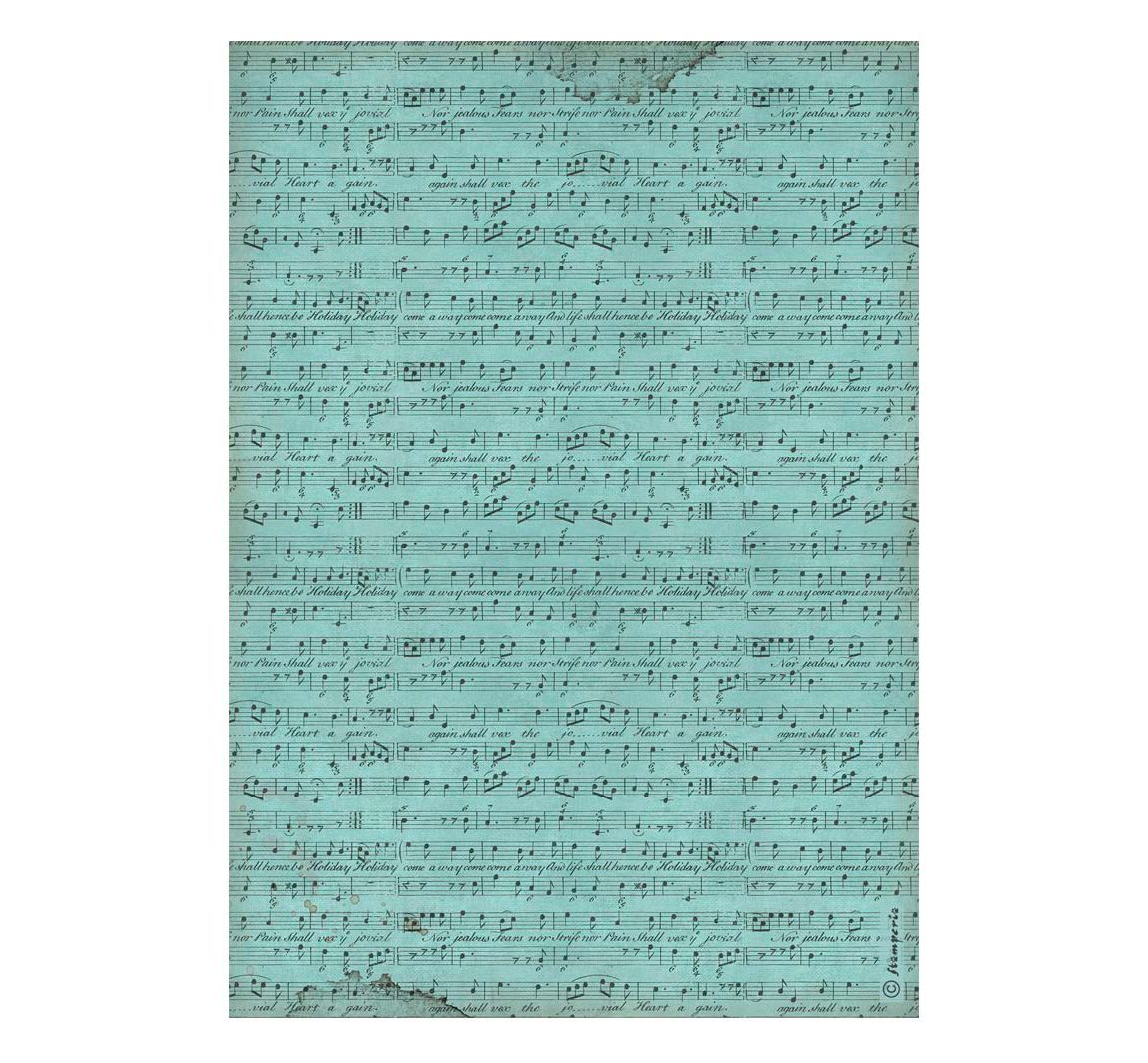 Motiv-Strohseide "Music - Background Score"